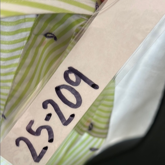 Thomas Dean Green Casual Button Down Shirt Lightweight - Picture 4 of 4